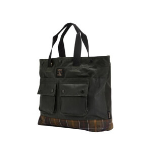 Barbour Field Waxed Tote Bag
